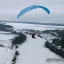Парапланы в Вяжах зимой 6