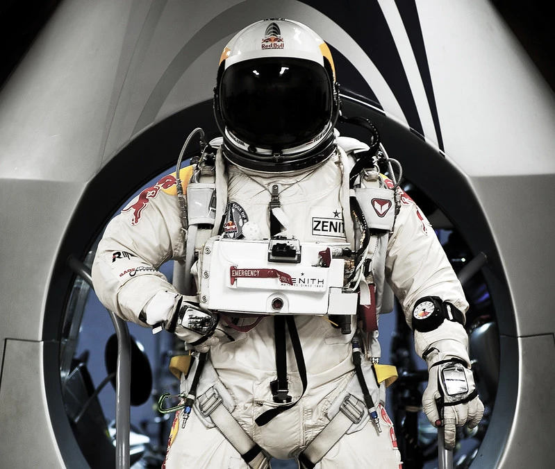Baumgartner in February 2012, training for the Stratos jump. Image &amp;amp;copy; J&ouml;rg Mitter/Red Bull Content Pool